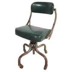 Antique Industrial Swivel Desk Chair by Do / More