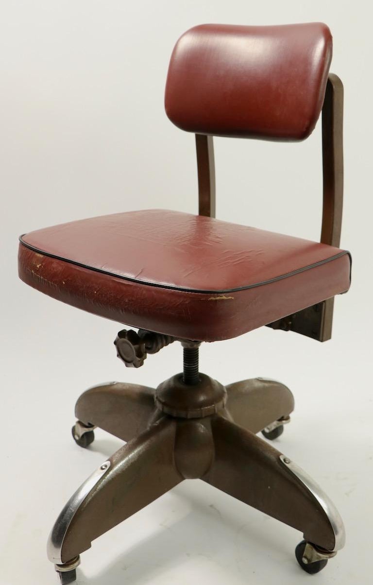 Industrial Swivel Desk Office Task Chair by Harter For Sale 12