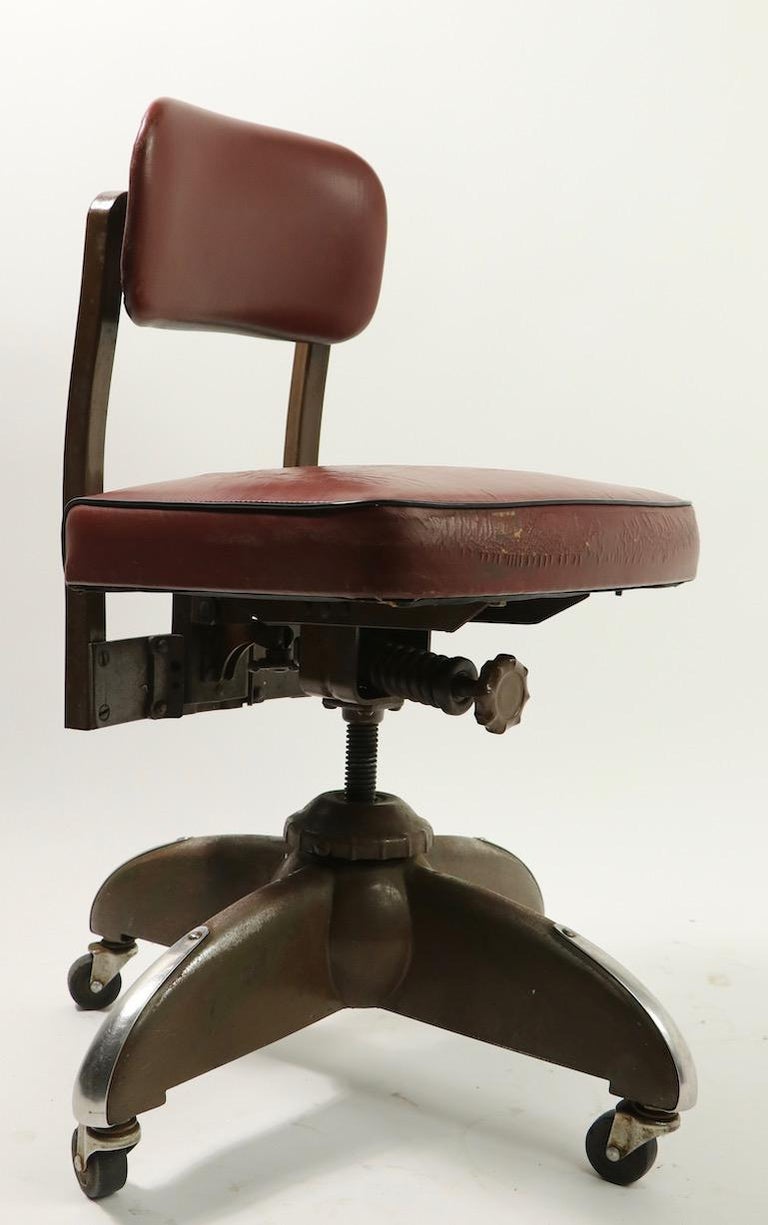 Industrial Swivel Desk Office Task Chair by Harter For Sale 3