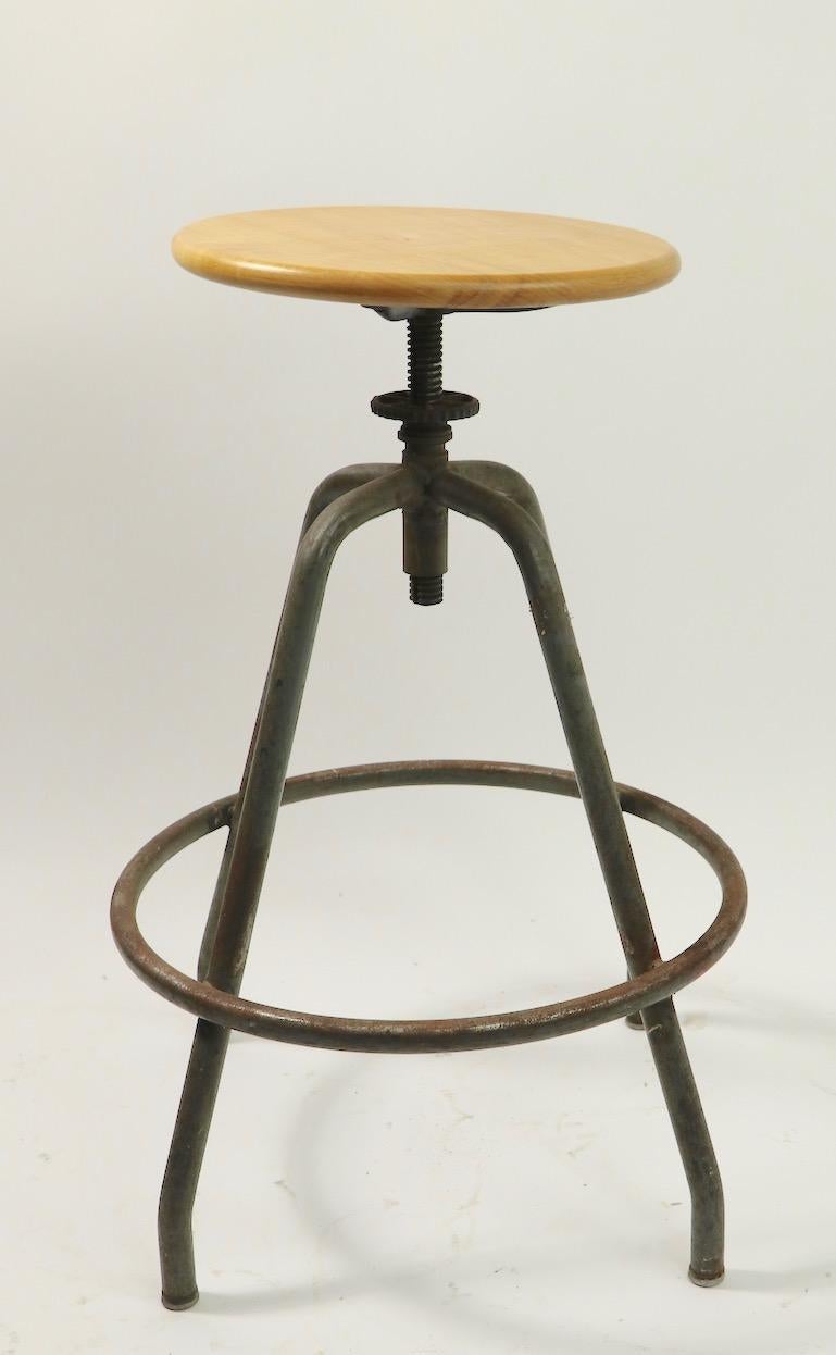 Industrial Swivel Stool For Sale 6