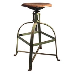 Industrial Swivel Stool