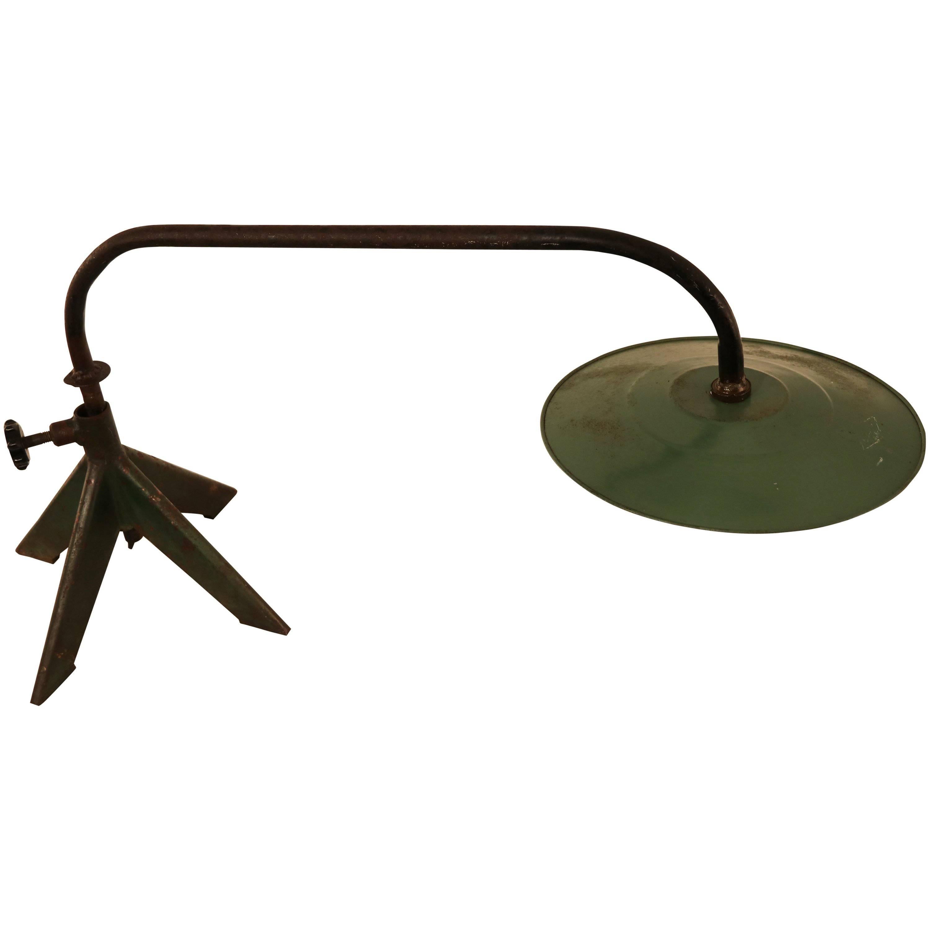 Industrial Swivelling Table Lamp by Jean Prouvé For Sale