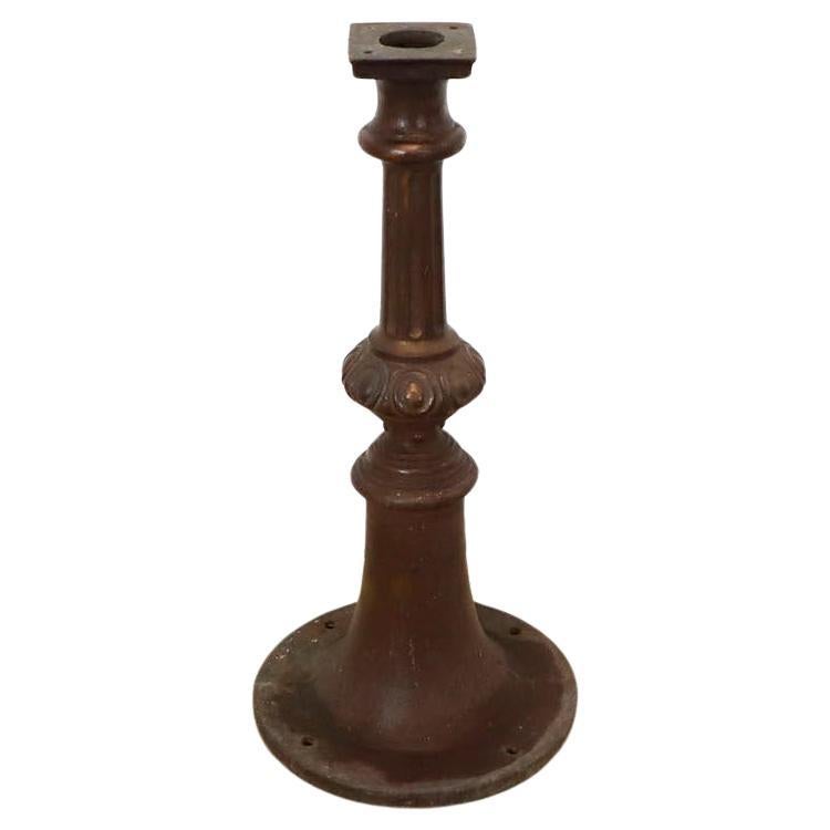 Base de mesa industrial de hierro fundido