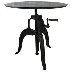 Industrial Table, Dining Table, Wine Tasting Table, Table, Garden Table, Iron