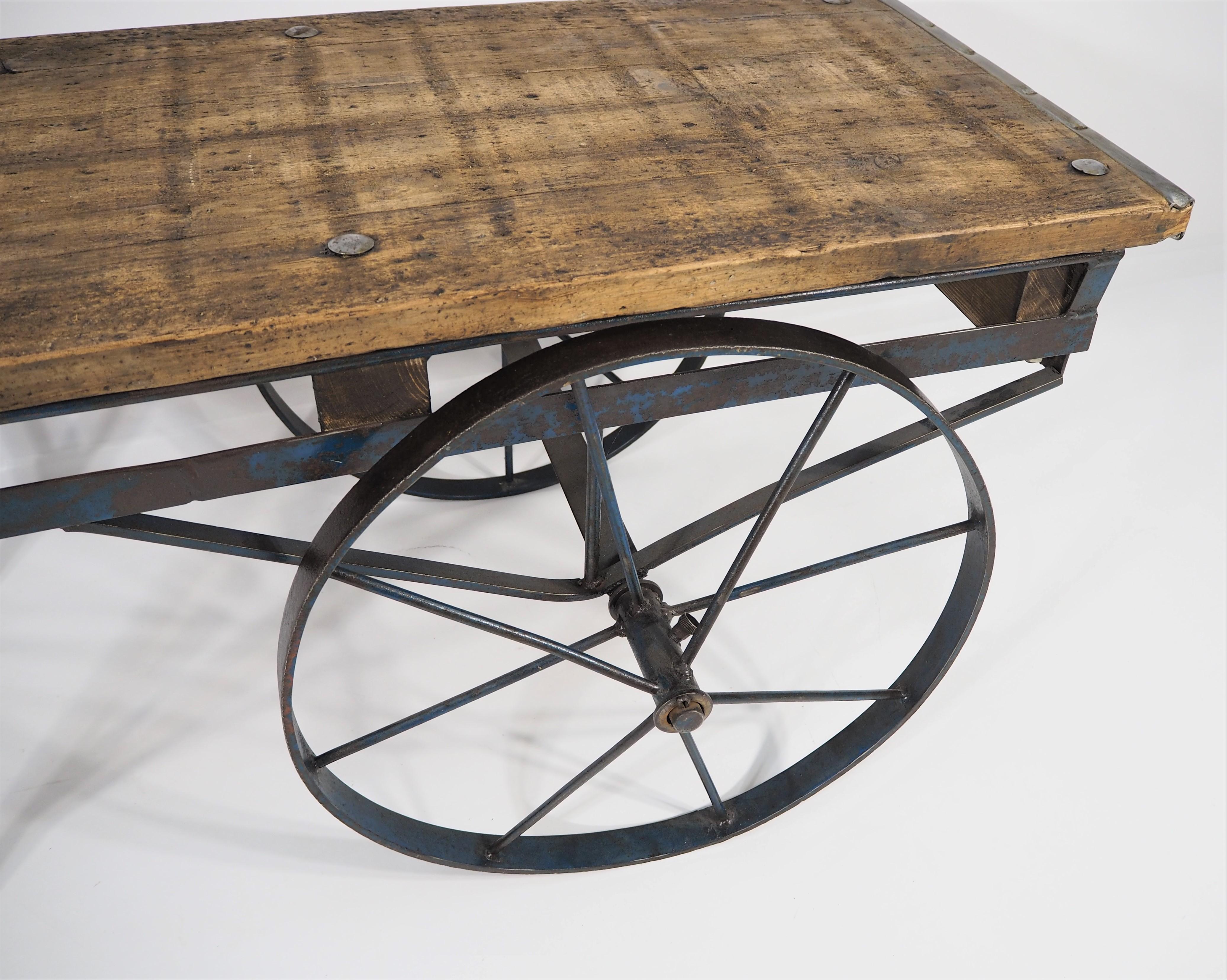 Industrial table. Original condition.