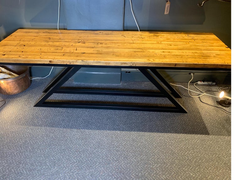 Industrial Table For Sale at 1stDibs