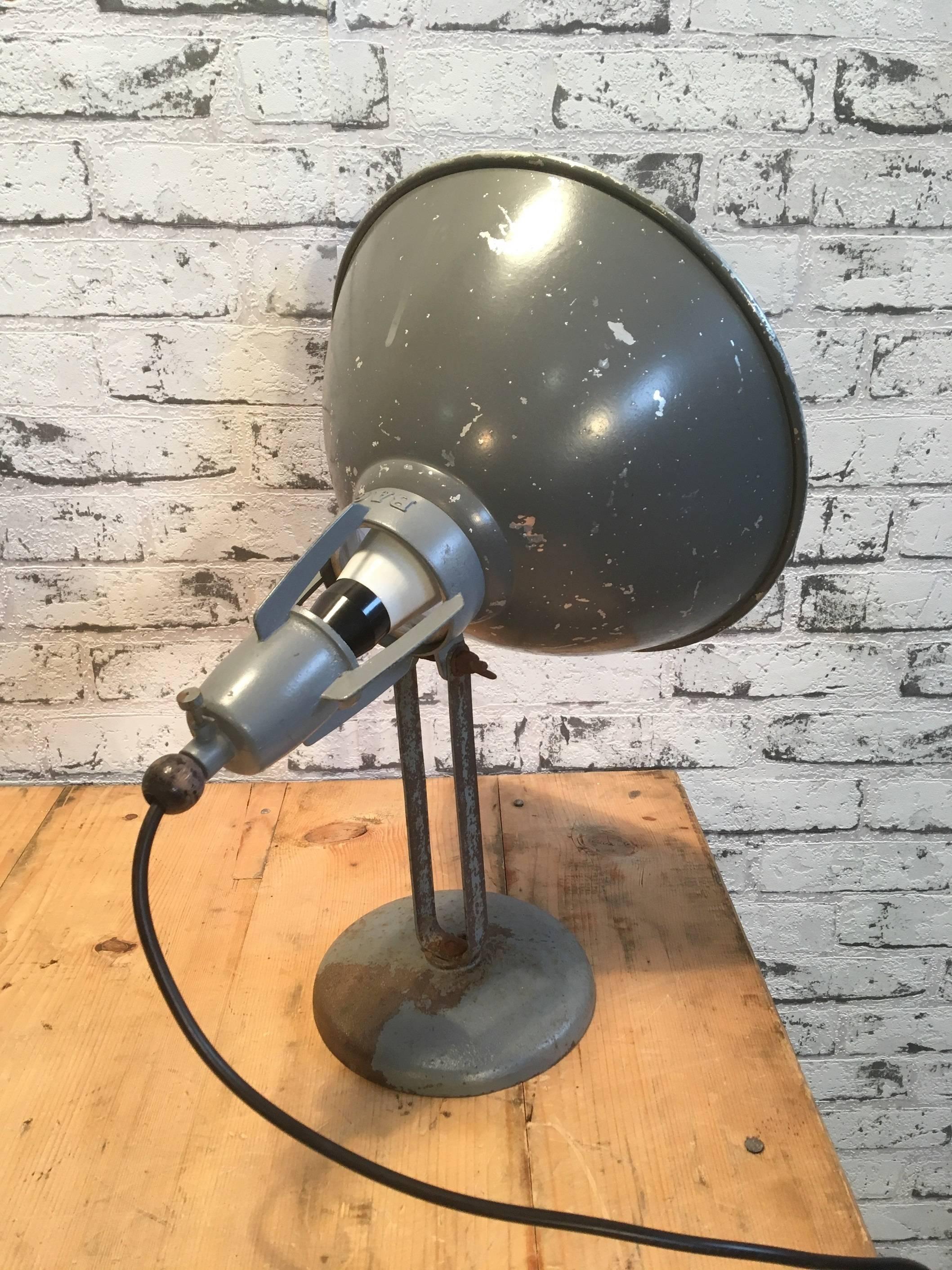 Swiss Industrial Table Lamp by BAG Turgi, Switzerland