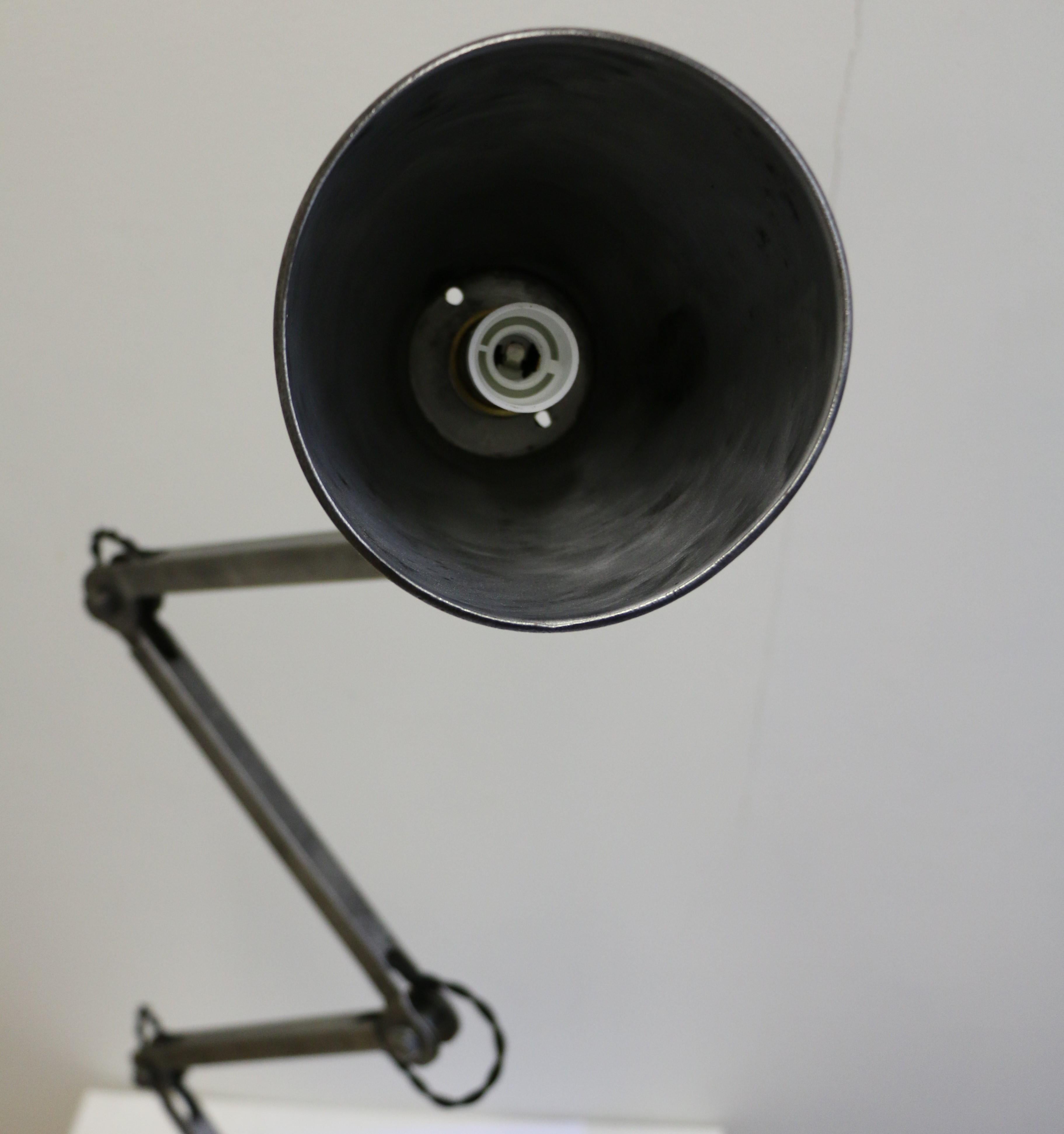 Industrial Table Lamp by E.D.L., UK, 1950s In Good Condition In Paris, FR