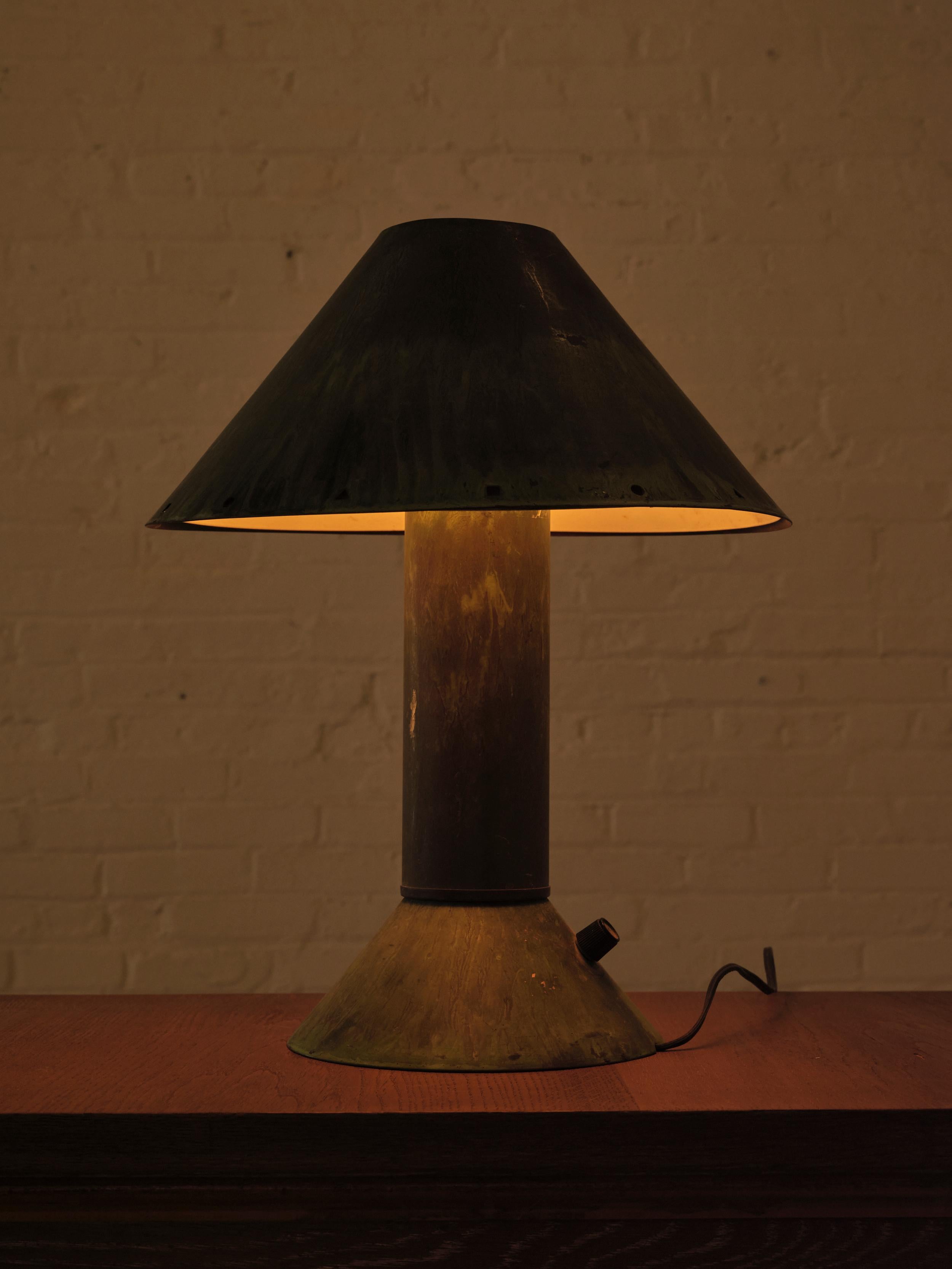 Mid-Century Modern Industrial Table Lamp by Ron Rezek