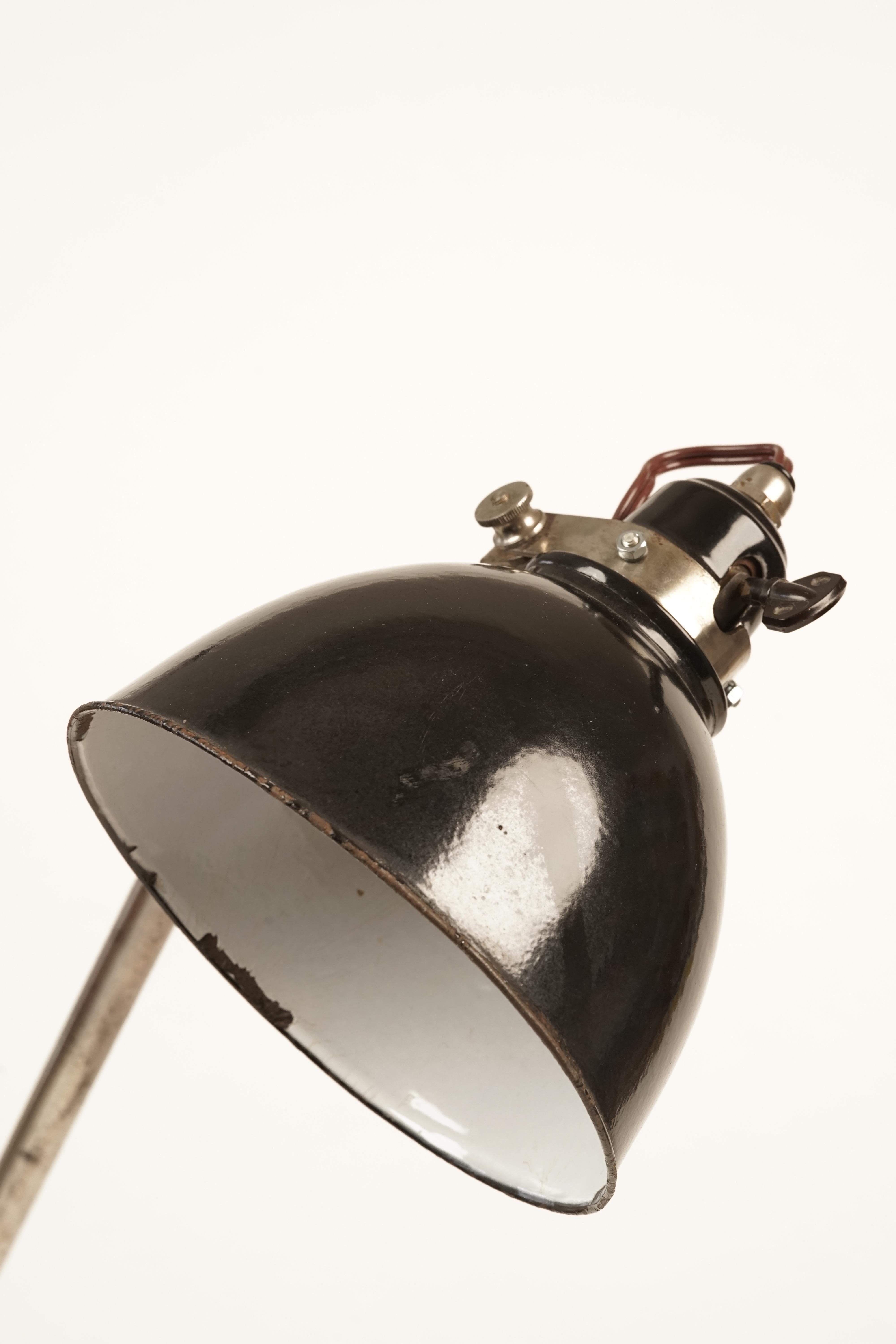 Mid-20th Century Industrial Table Lamp from 1930s For Sale