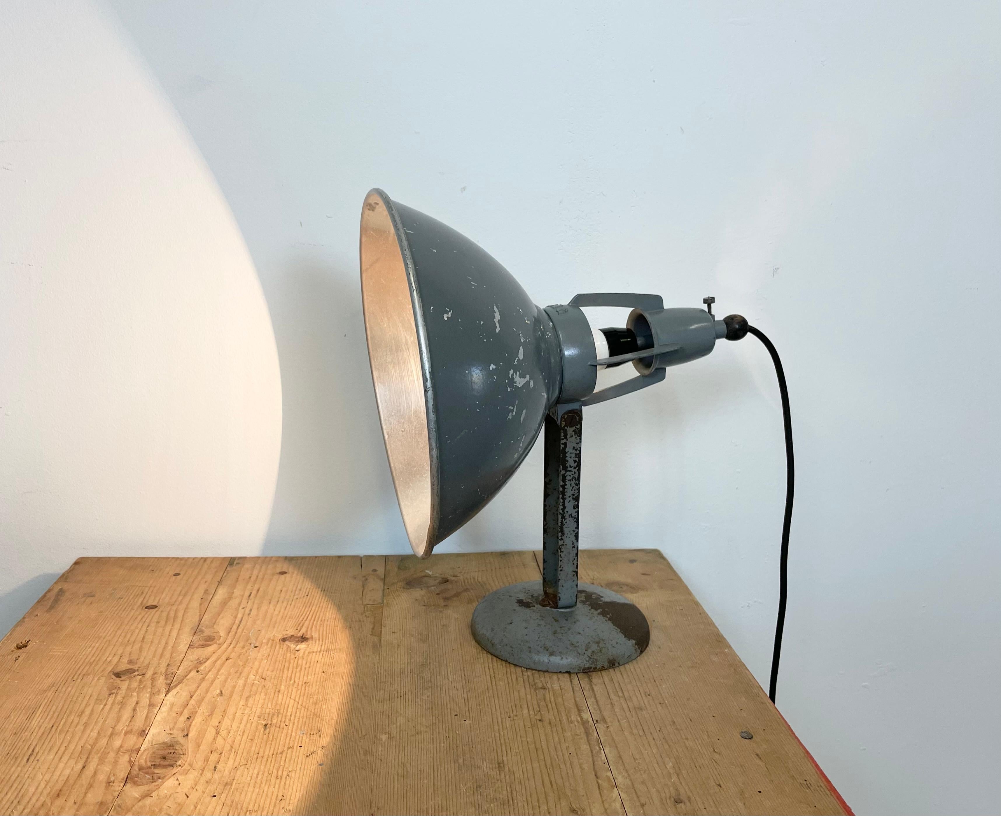 Industrial Table Lamp from BAG Turgi, 1950s For Sale 9