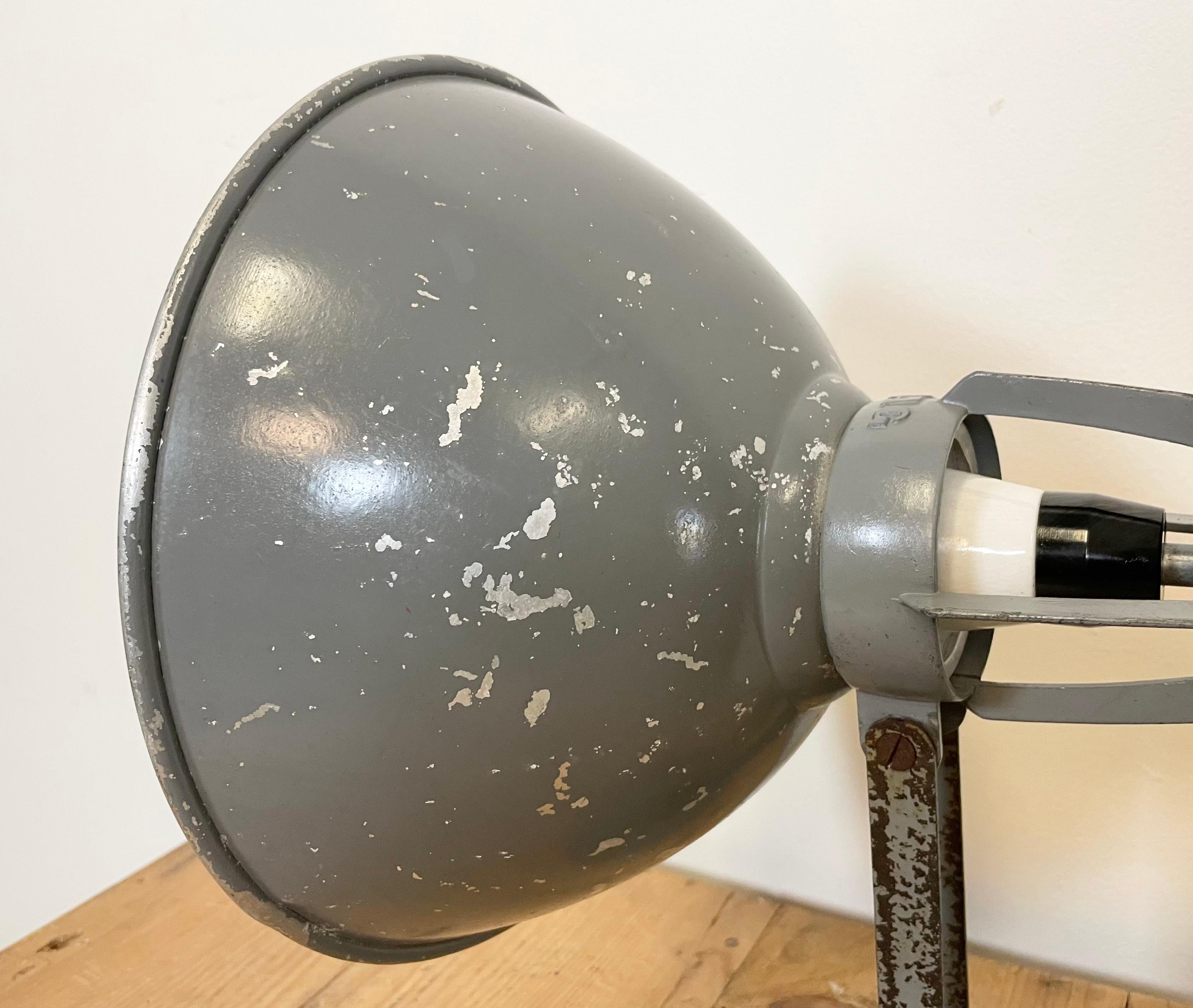 Painted Industrial Table Lamp from BAG Turgi, 1950s For Sale