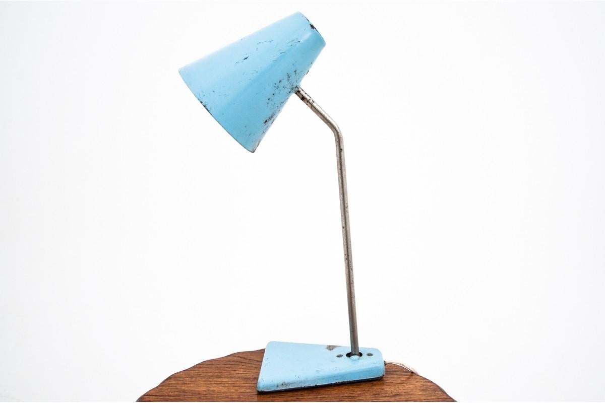 Mid-20th Century Industrial Table Lamp, Poland, 1960s