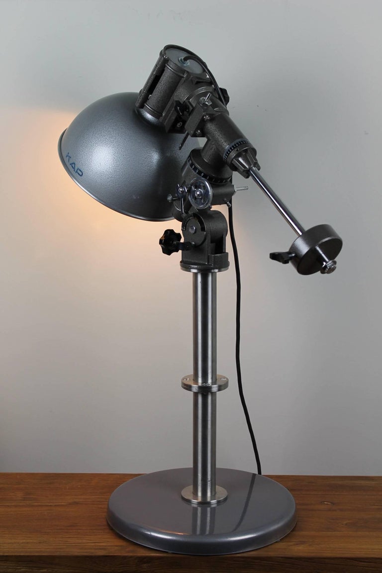 Industrial Table Light, Desk Lamp at 1stDibs
