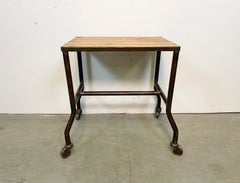 Industrial Table on Wheels, 1960s
