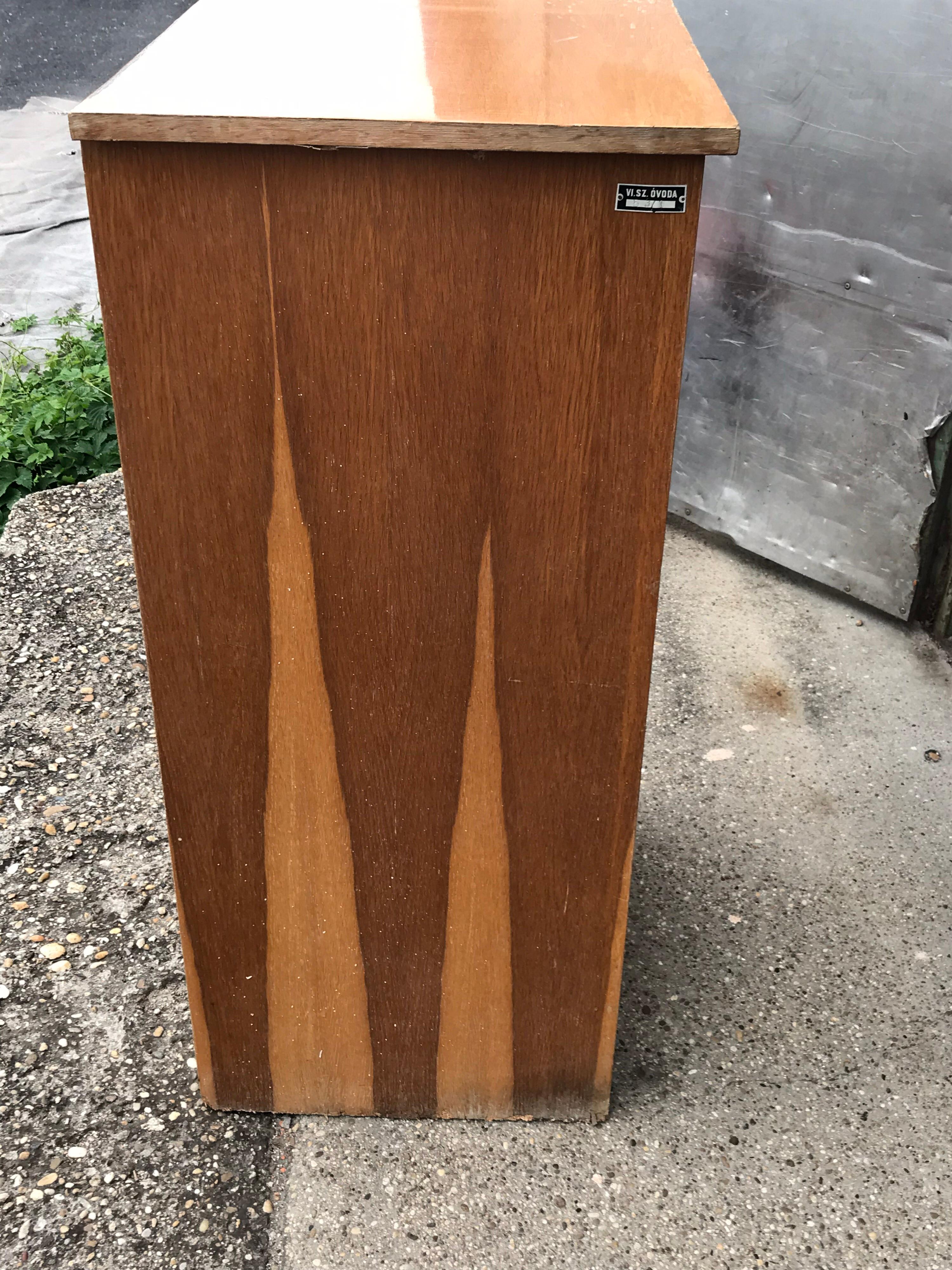Industrial Tambour Front Cabinet For Sale 3