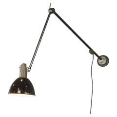 Vintage Industrial Task Lamp By Willhelm Bader Circa 1930s