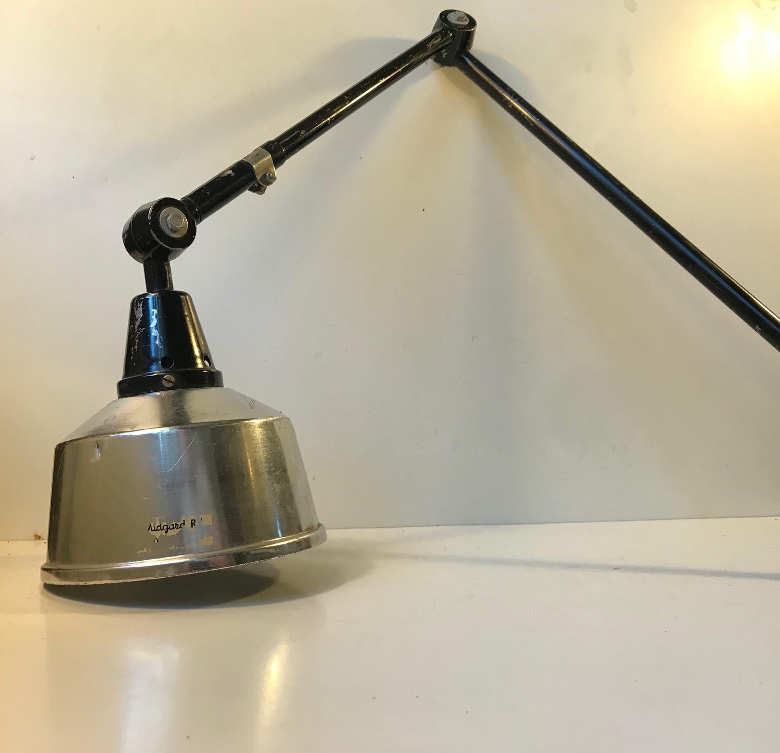 Bauhaus Industrial Taske Table Lamp Midgard by Curt Fischer, 1950s For Sale