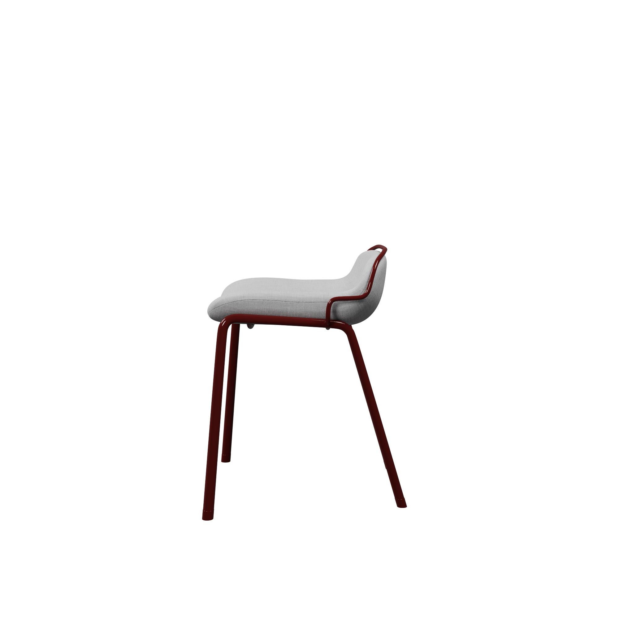 Tabouret industriel TAWNY Finish DUV avec tissu Crème fait à la main par Murmurio Neuf - En vente à Lordelo, PT