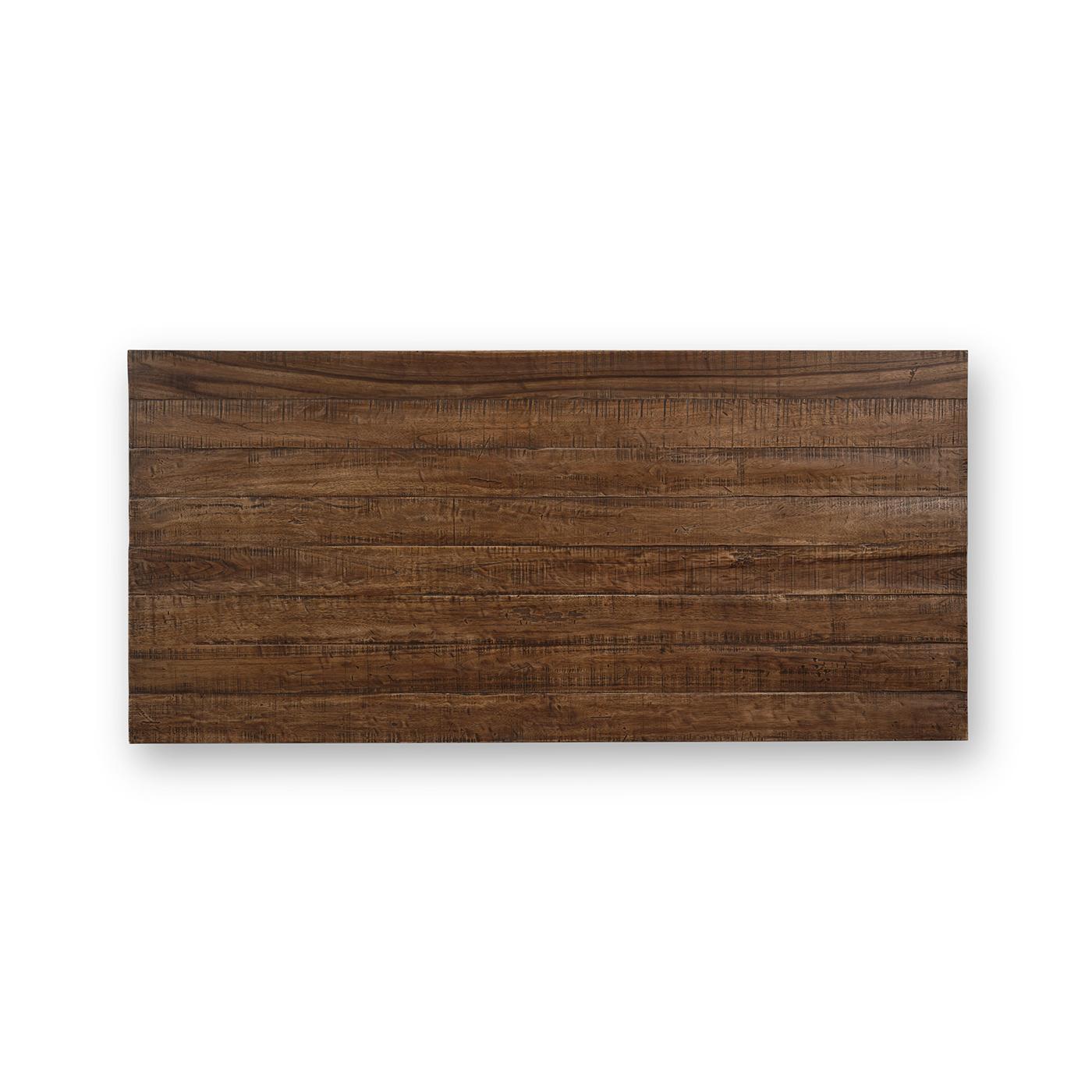 Asiatique Table basse industrielle en teck en vente