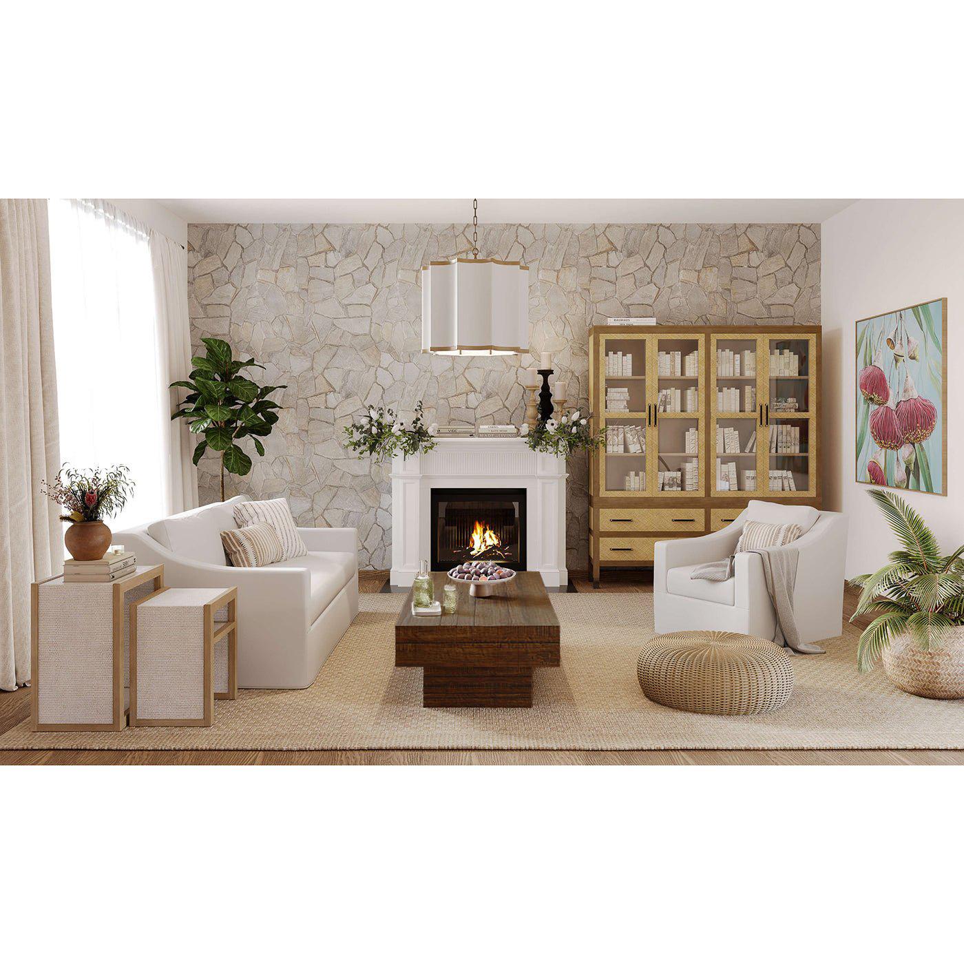 Teck Table basse industrielle en teck en vente