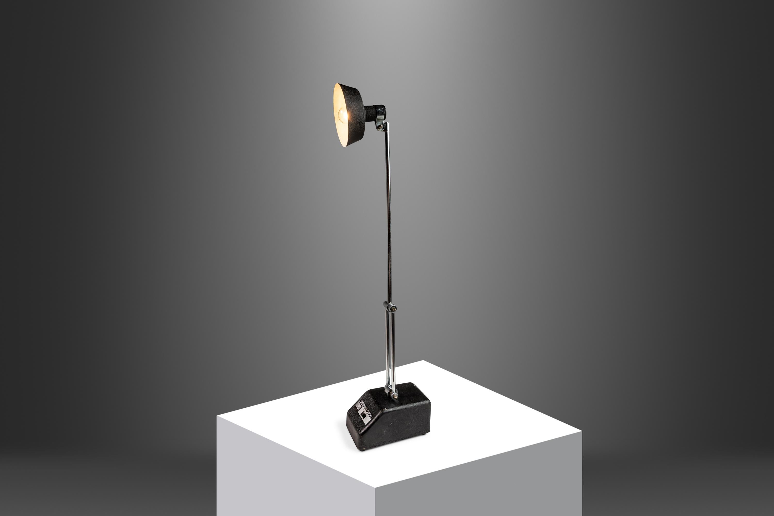 Mid-Century Modern Industrial Tensor Desk Lamp by Mobilite from NASA Offices, Taiwan, c. 1970's