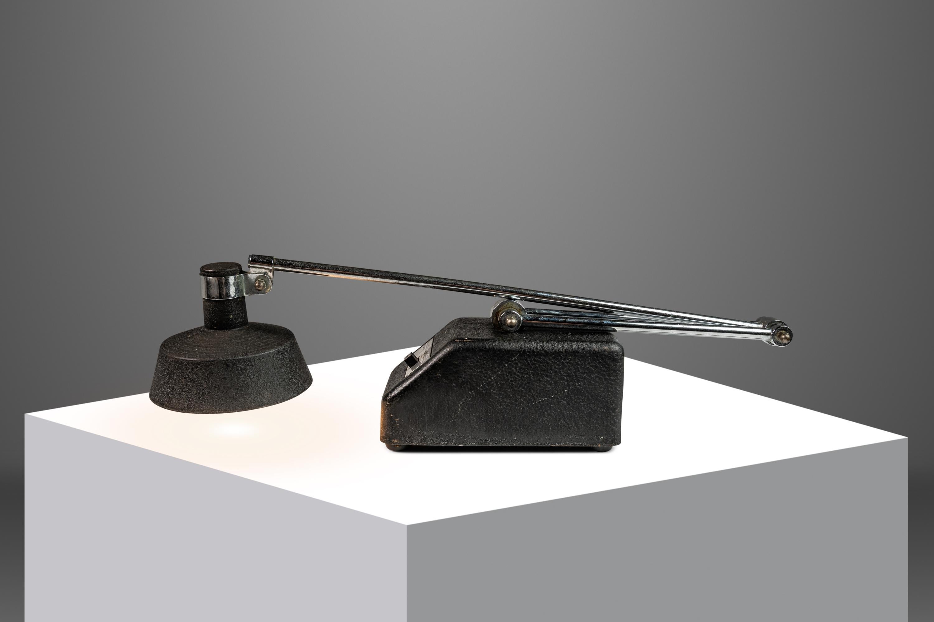 Late 20th Century Industrial Tensor Desk Lamp by Mobilite from NASA Offices, Taiwan, c. 1970's
