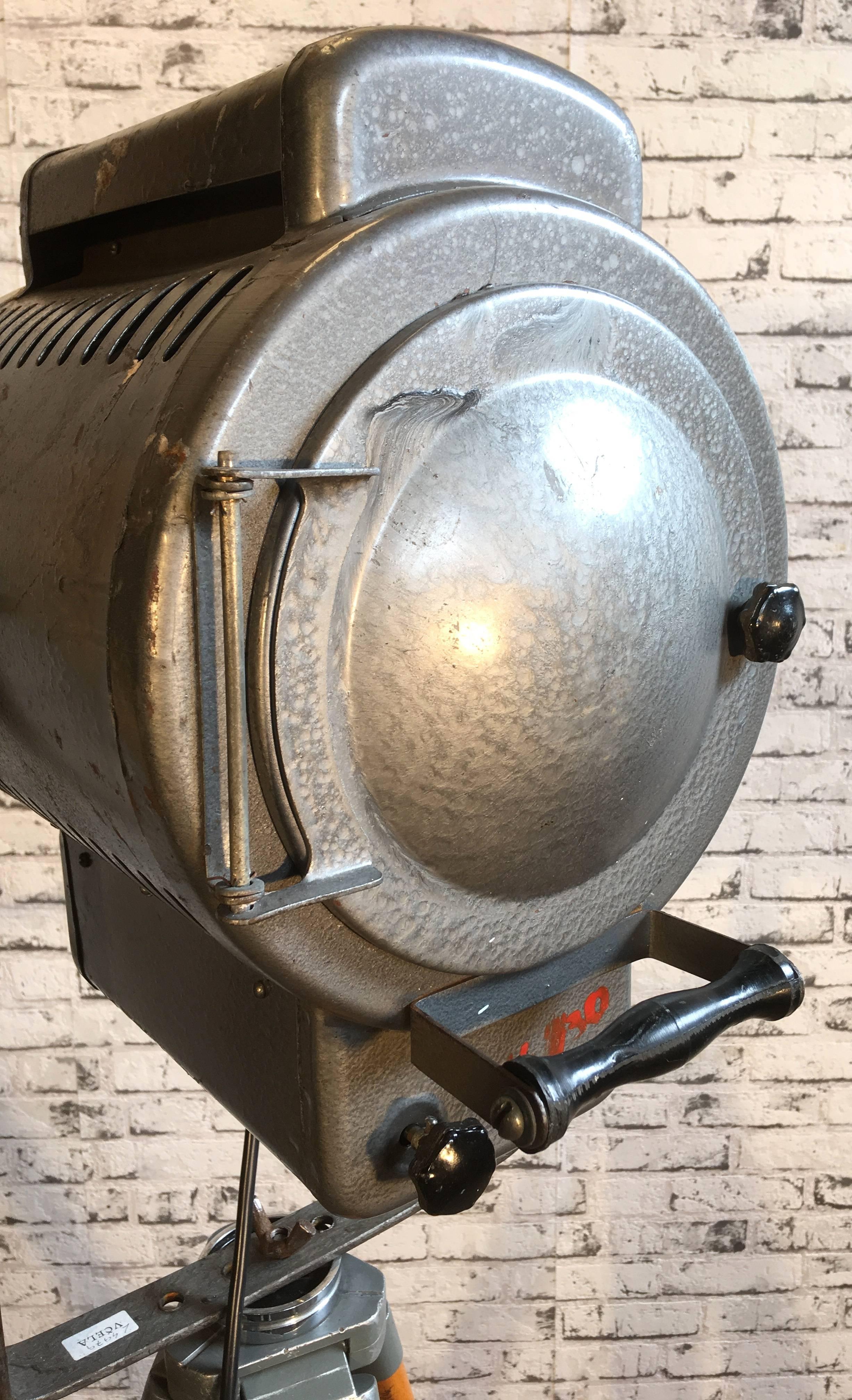 Industrial Theatre Spotlight Tripod Lamp 3