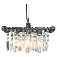 Industrial Three Bulb Chandelier Pendant by Michael McHale