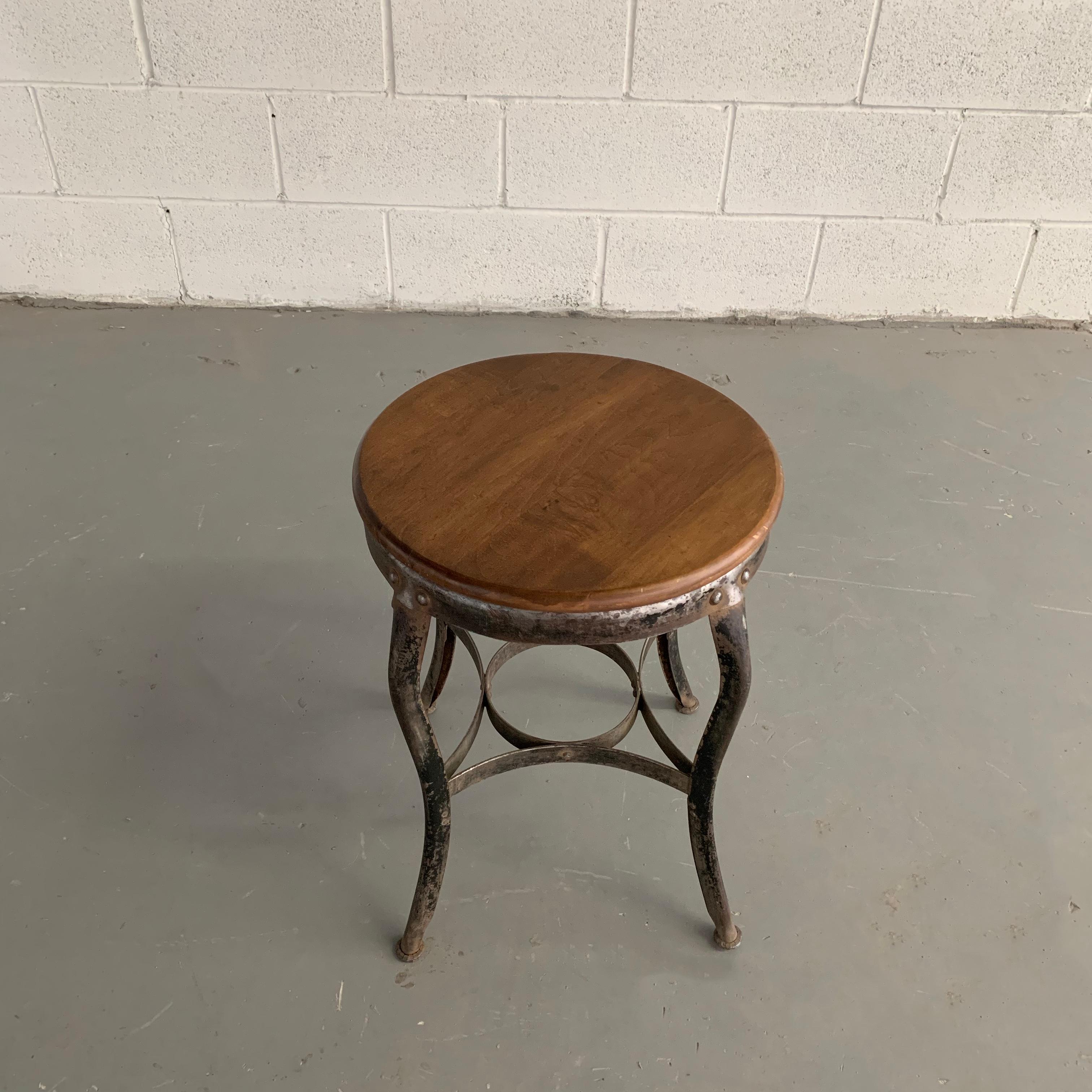 20th Century Industrial Toledo Shop Stool