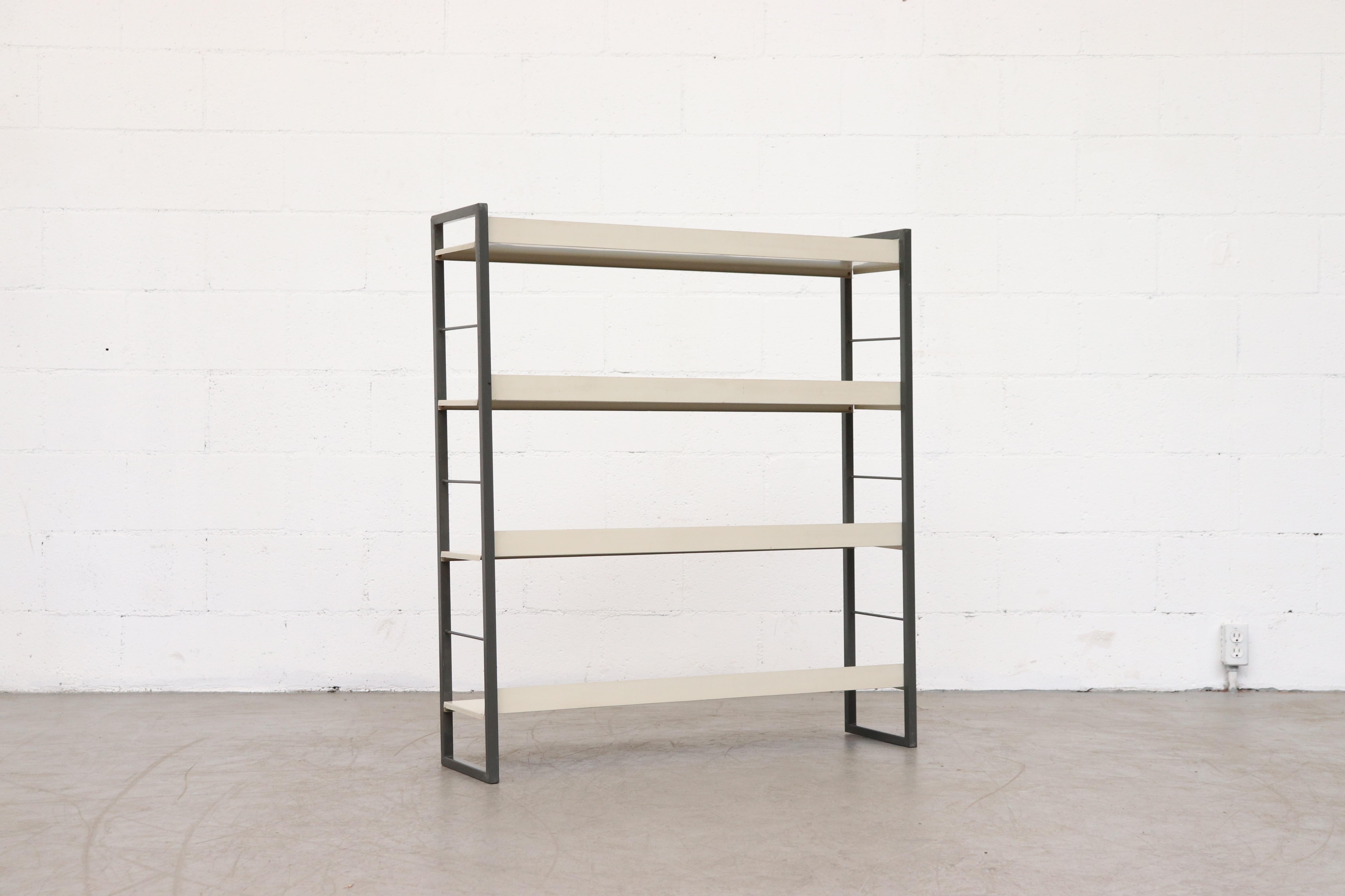 industrial steel shelving unit