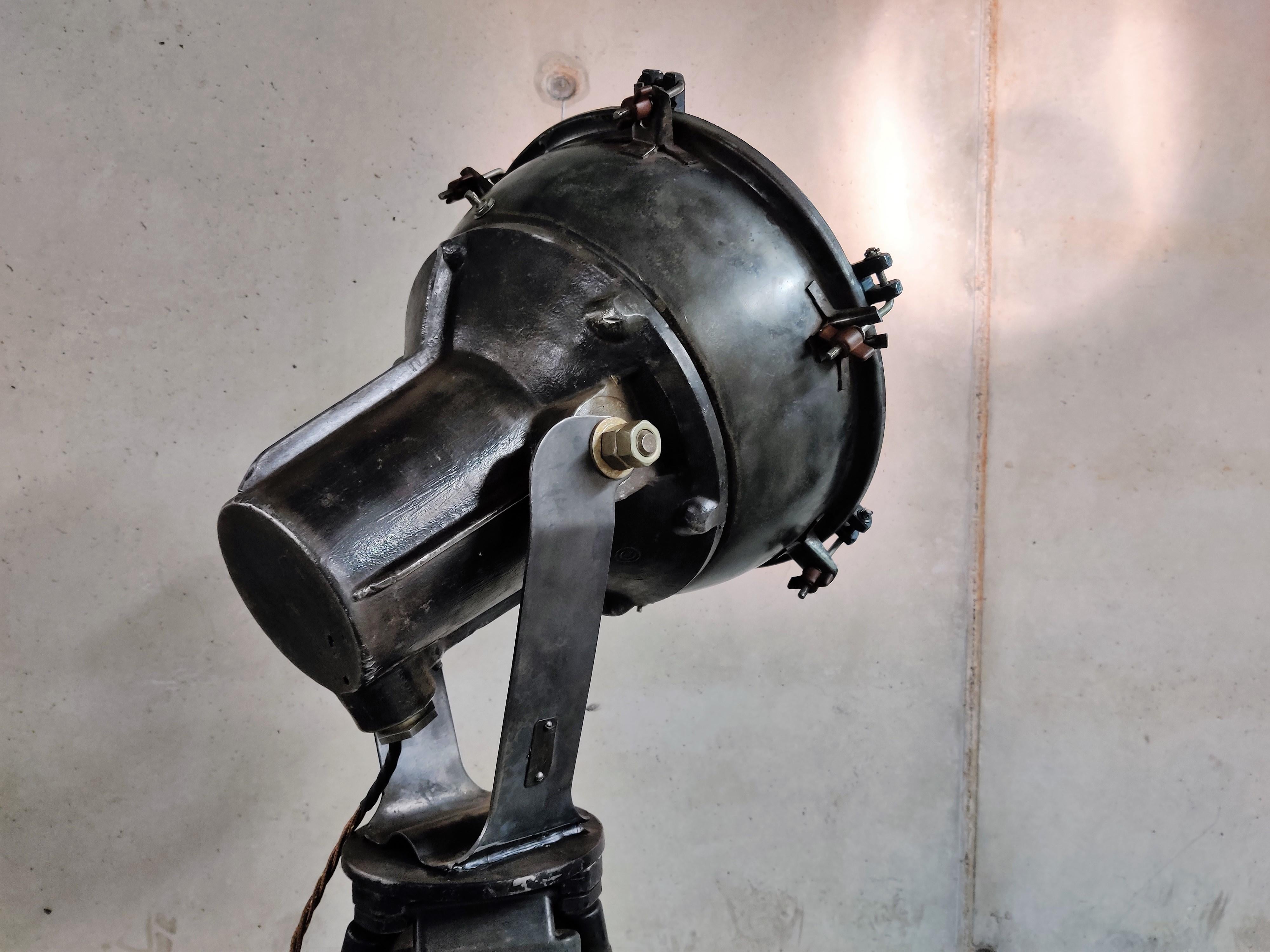 Industrial Tripod Floor Lamp, 1970s 3