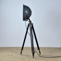 Industrial Tripod Floor Lamp, 1970s