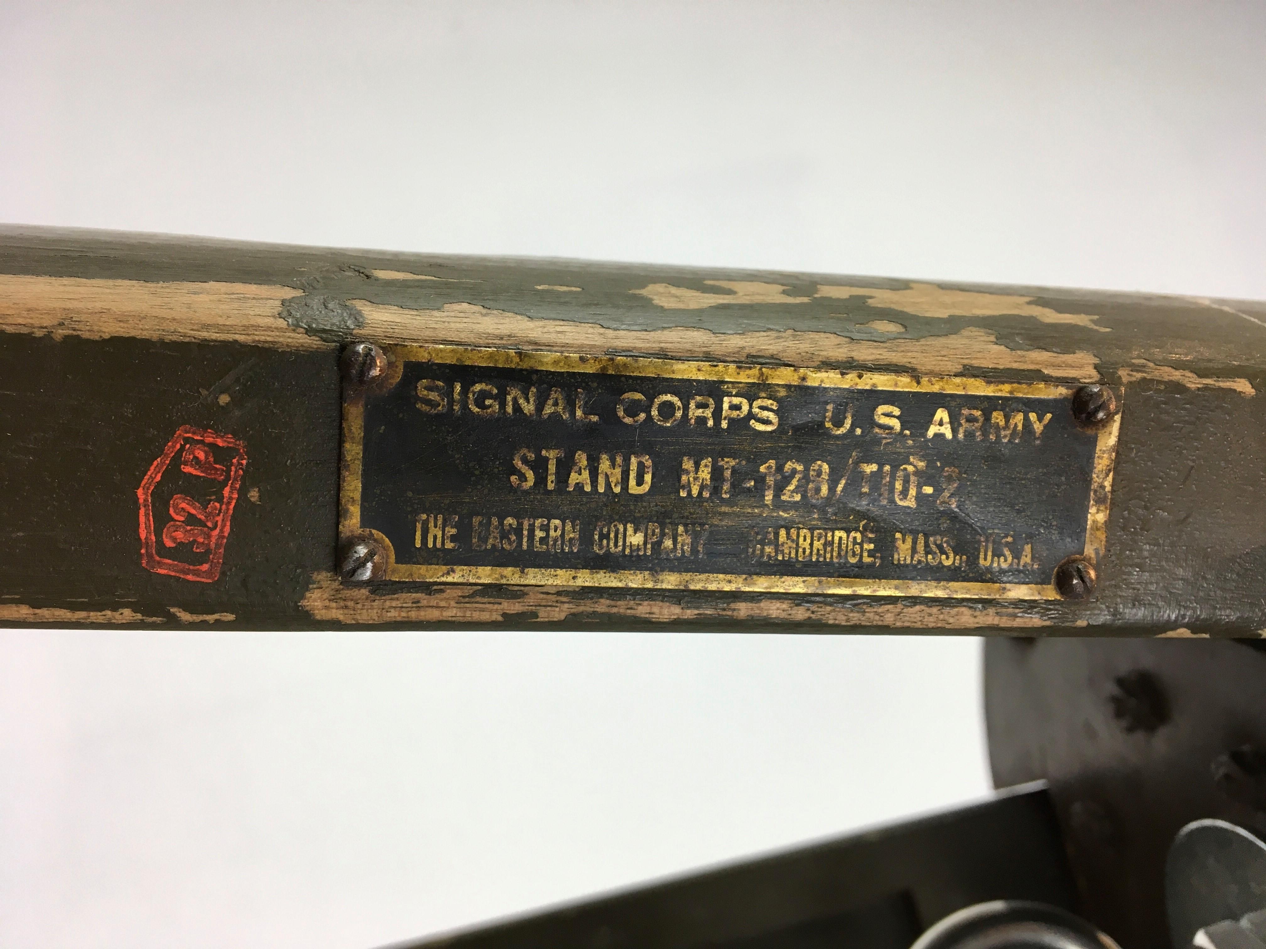 Industrielles Stativ, Signal Corps Us Army, hängendes Pflanzgefäßhaltersockel, Sockel  im Angebot 4