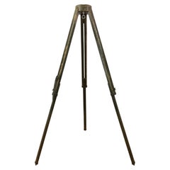 Retro Industrial Tripod, Signal Corps Us Army, Hanging Plant Holder Base, Pedestal 
