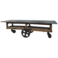 Industrial Trolley Table
