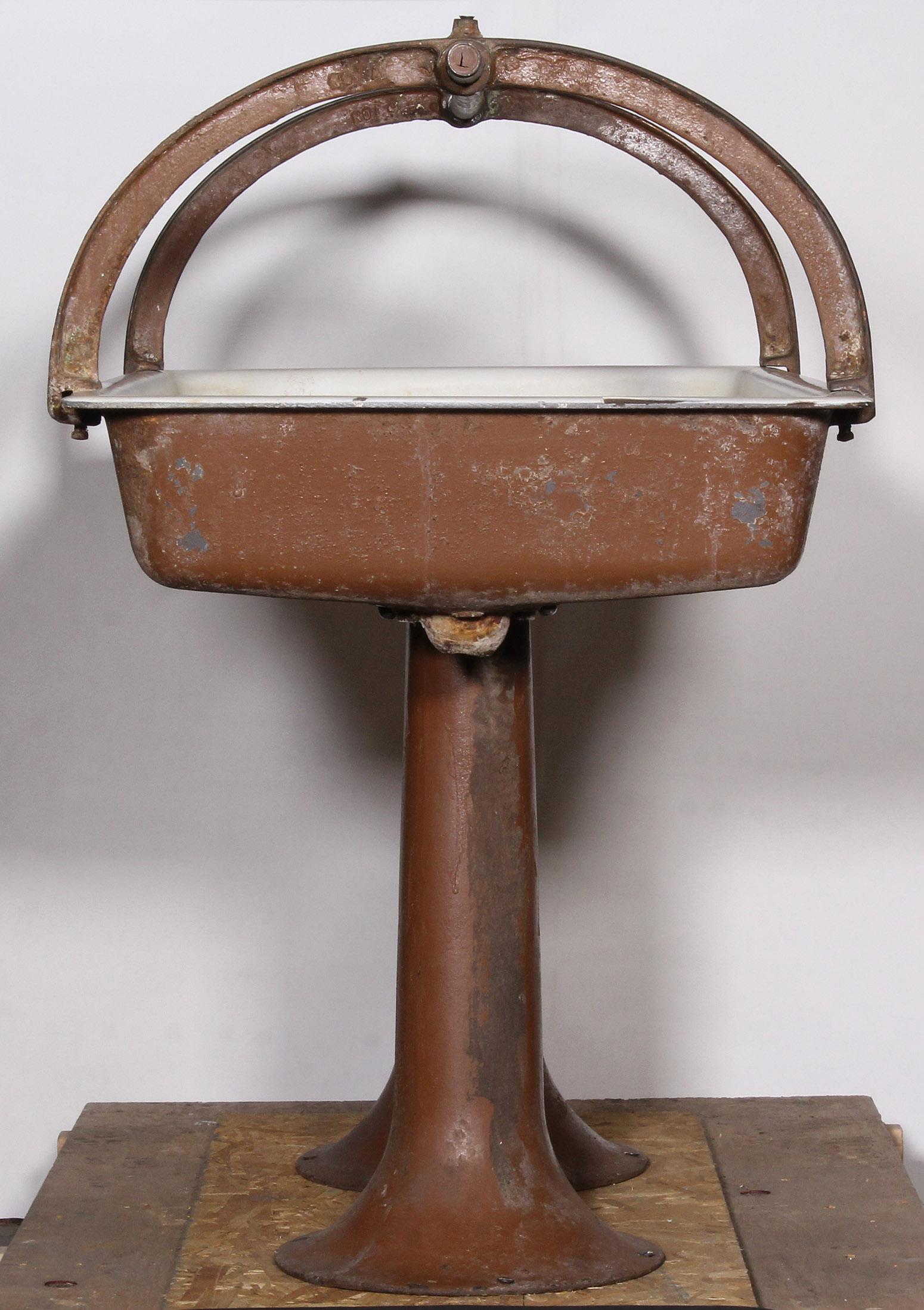 vintage industrial sink