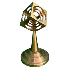 Sculpture de bureau de conception cubique à l'échelle industrielle Turners, Allemagne, 1970