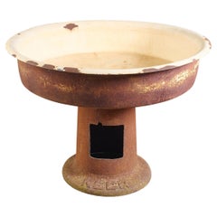 Vintage Industrial Two Tier Fountain Bowl