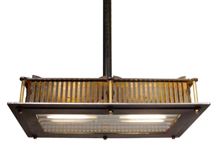 American Industrial Vented Lamp For Sale