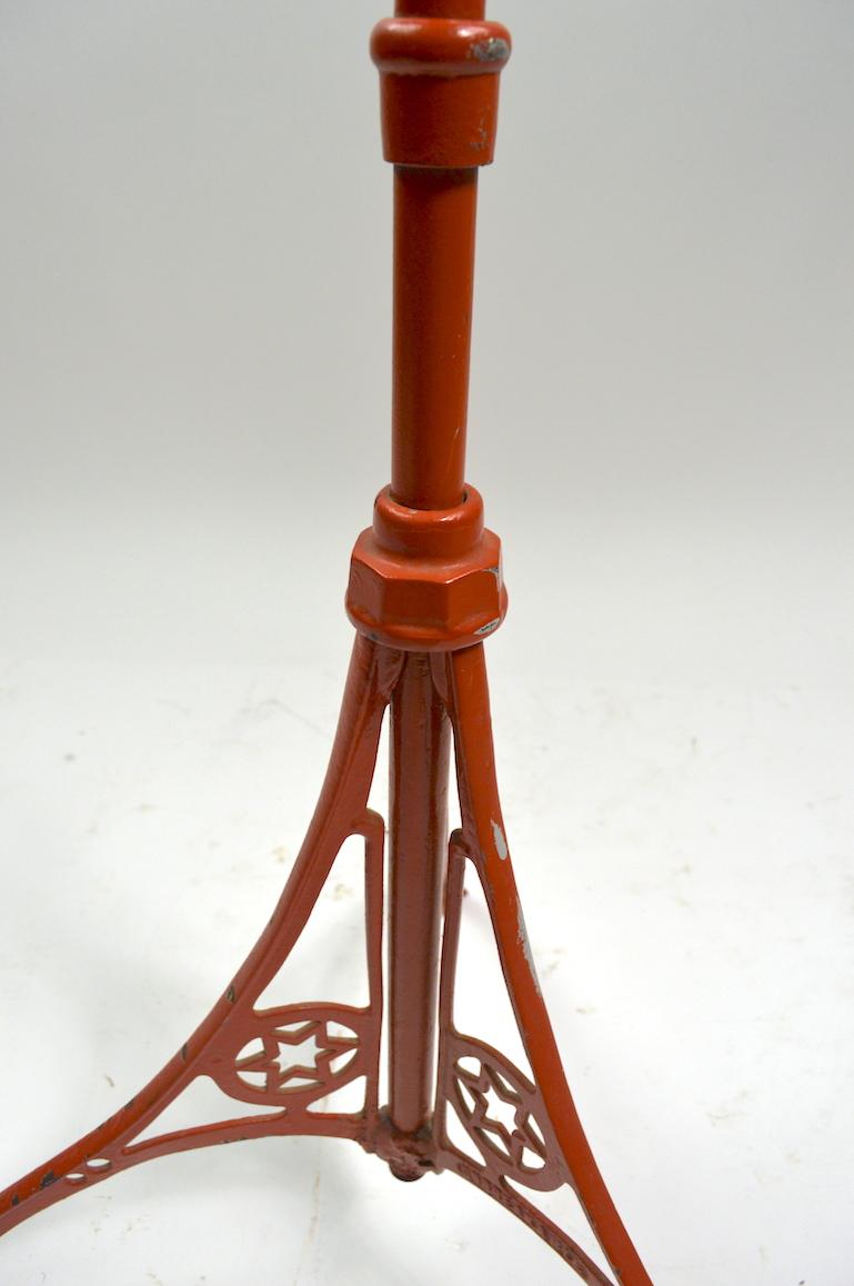 Industrial Victorian Cast Iron Coat Tree Stand 2