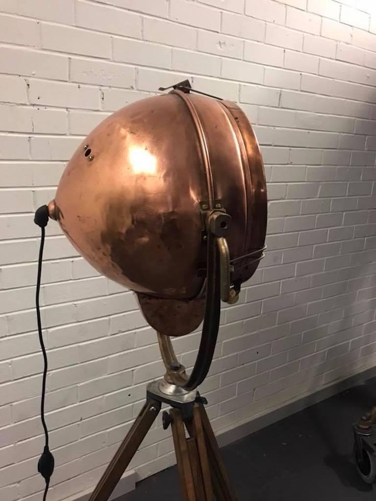 19th Century Industrial Vintage General Electric GE Novalux Projector Light