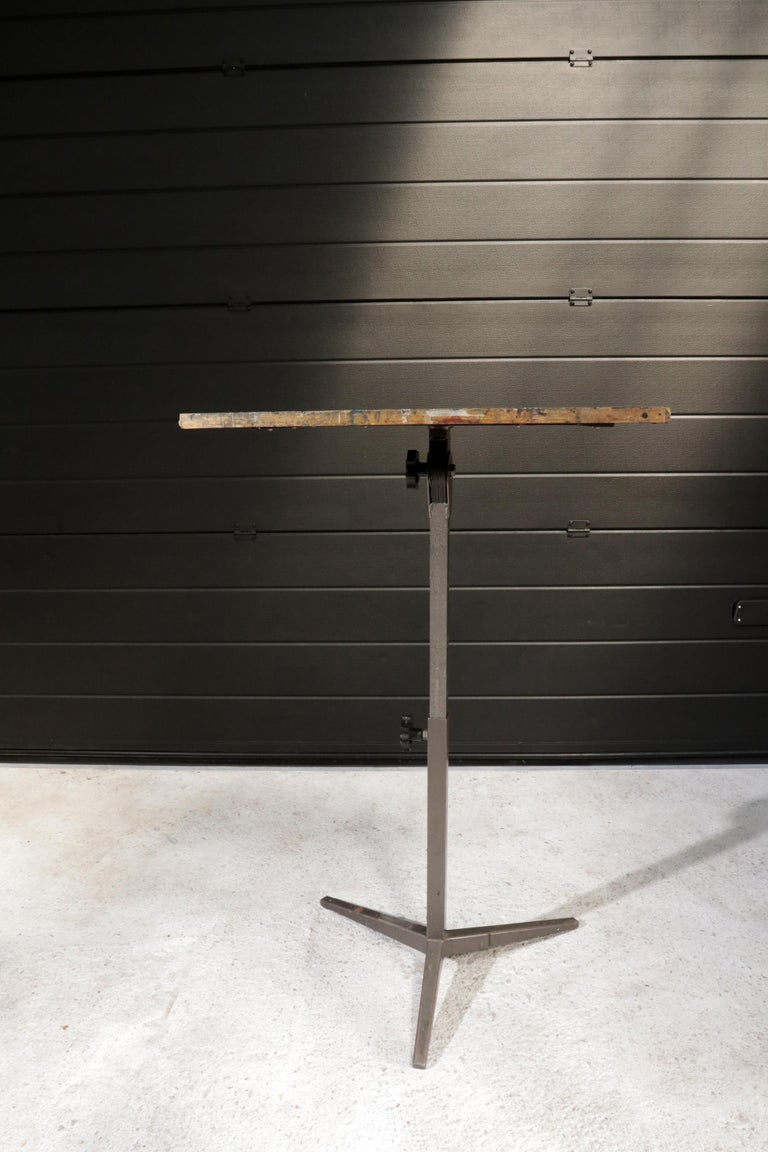 Industrial Vintage "Heron" Drafting / Sculpting Table, 1960s For Sale