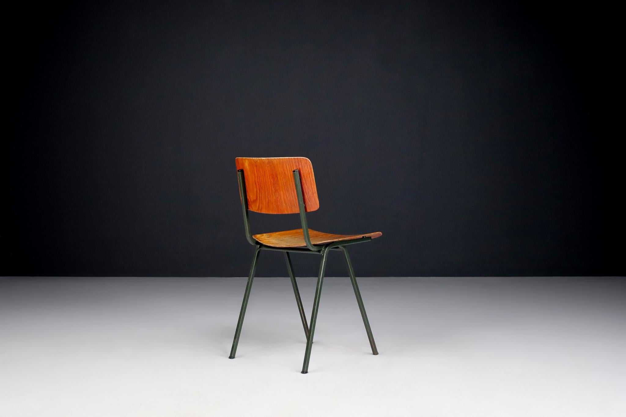 Dutch Industrial Vintage Marko Holland Chairs, The Netherlands, 1960s