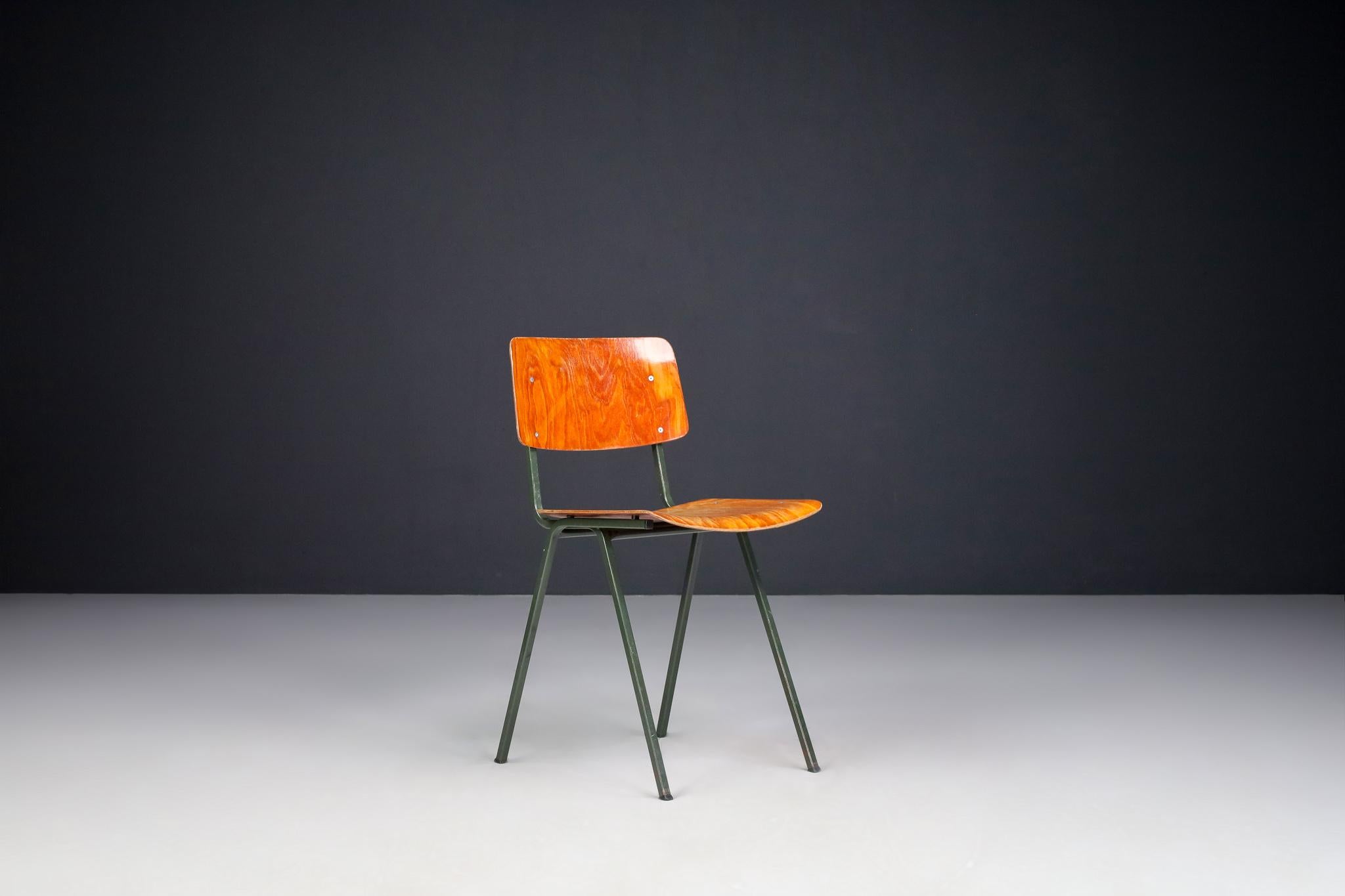 Industrial Vintage Marko Holland Chairs, The Netherlands, 1960s In Good Condition In Almelo, NL