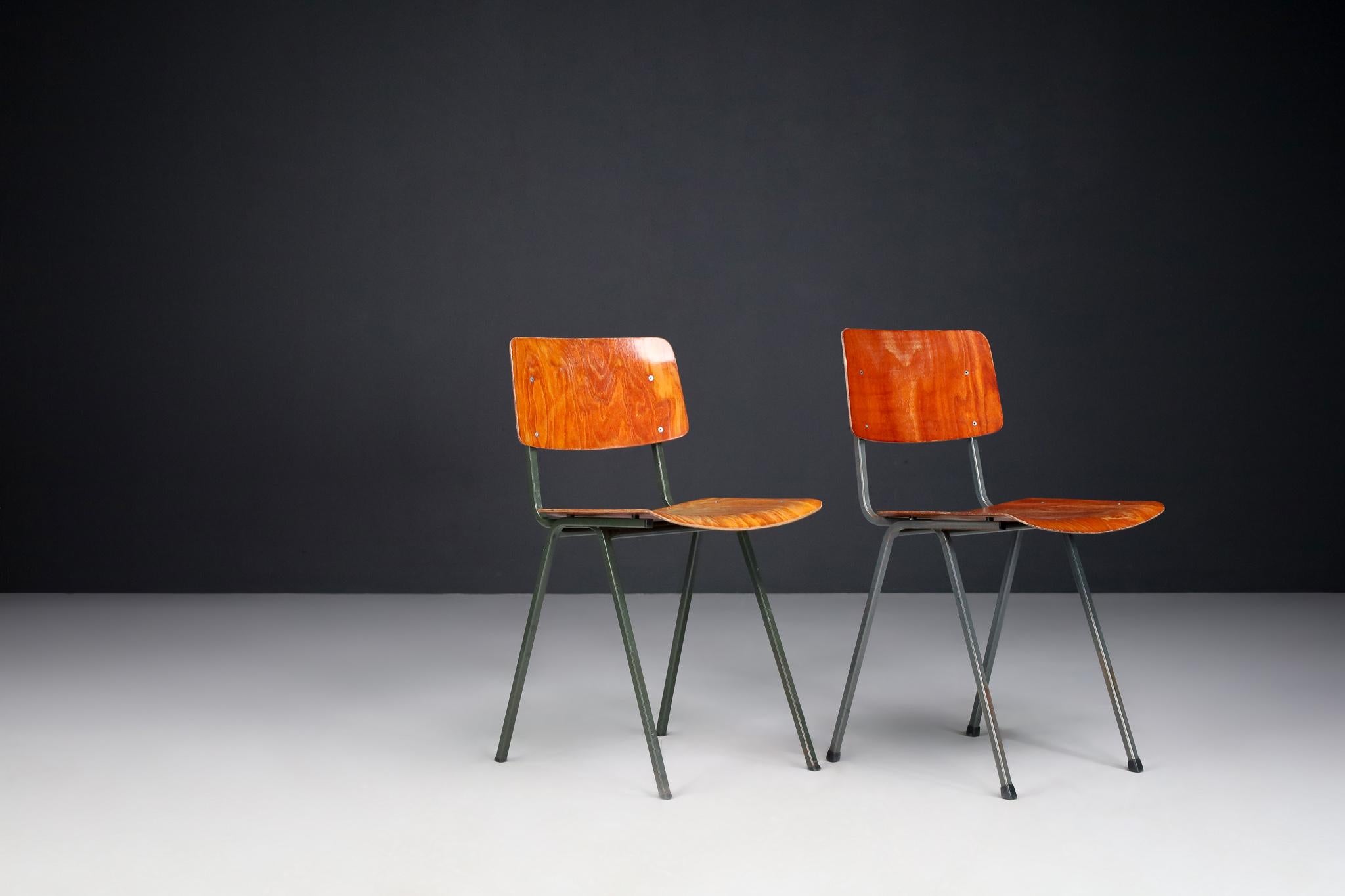 Mid-20th Century Industrial Vintage Marko Holland Chairs, The Netherlands, 1960s