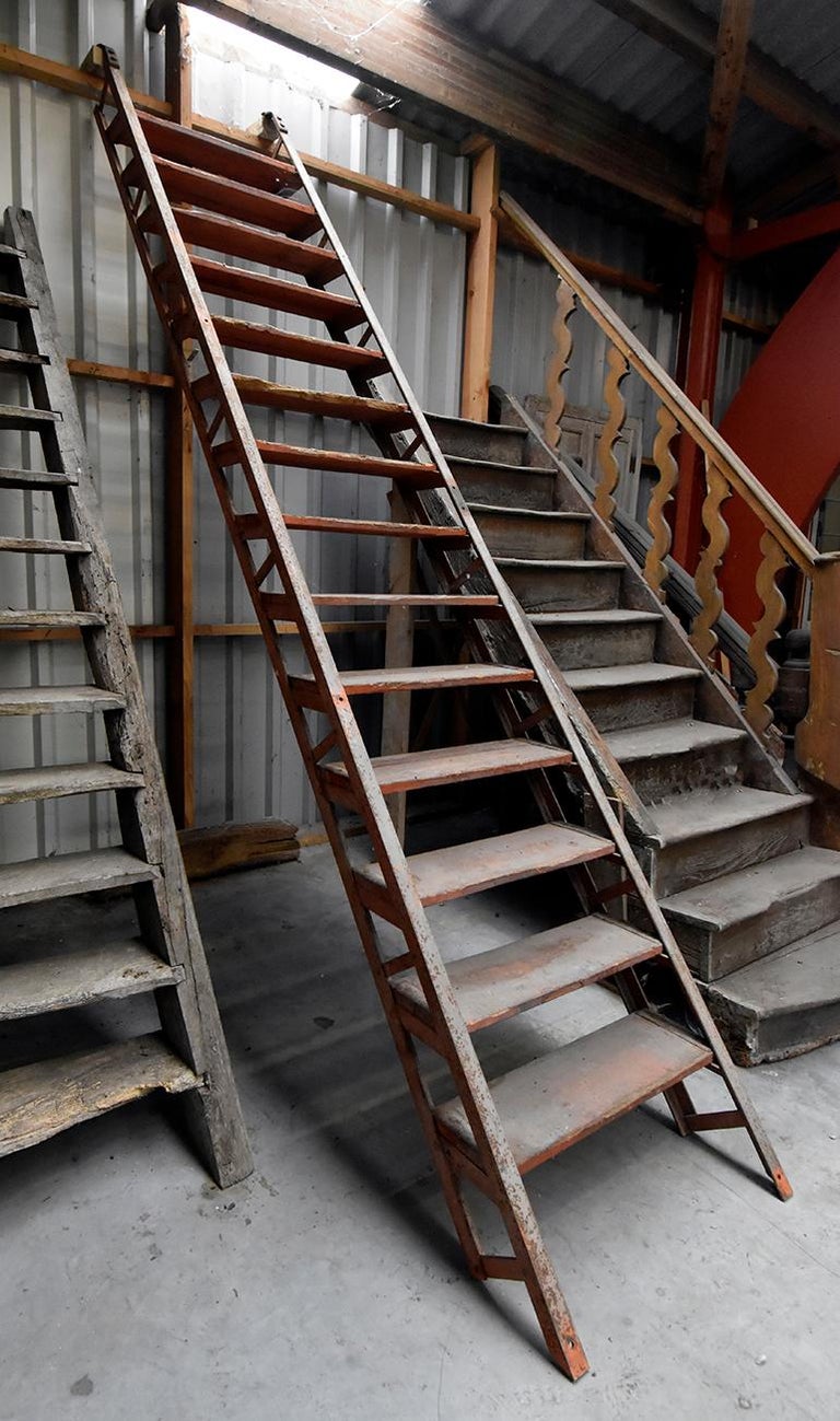 Industrial Vintage Staircase For Sale at 1stDibs