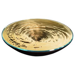 Industrial, Vortex Coffee Table in Polished Metal Finish