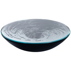 Industrial, Vortex Coffee Table in Polished Metal Finish