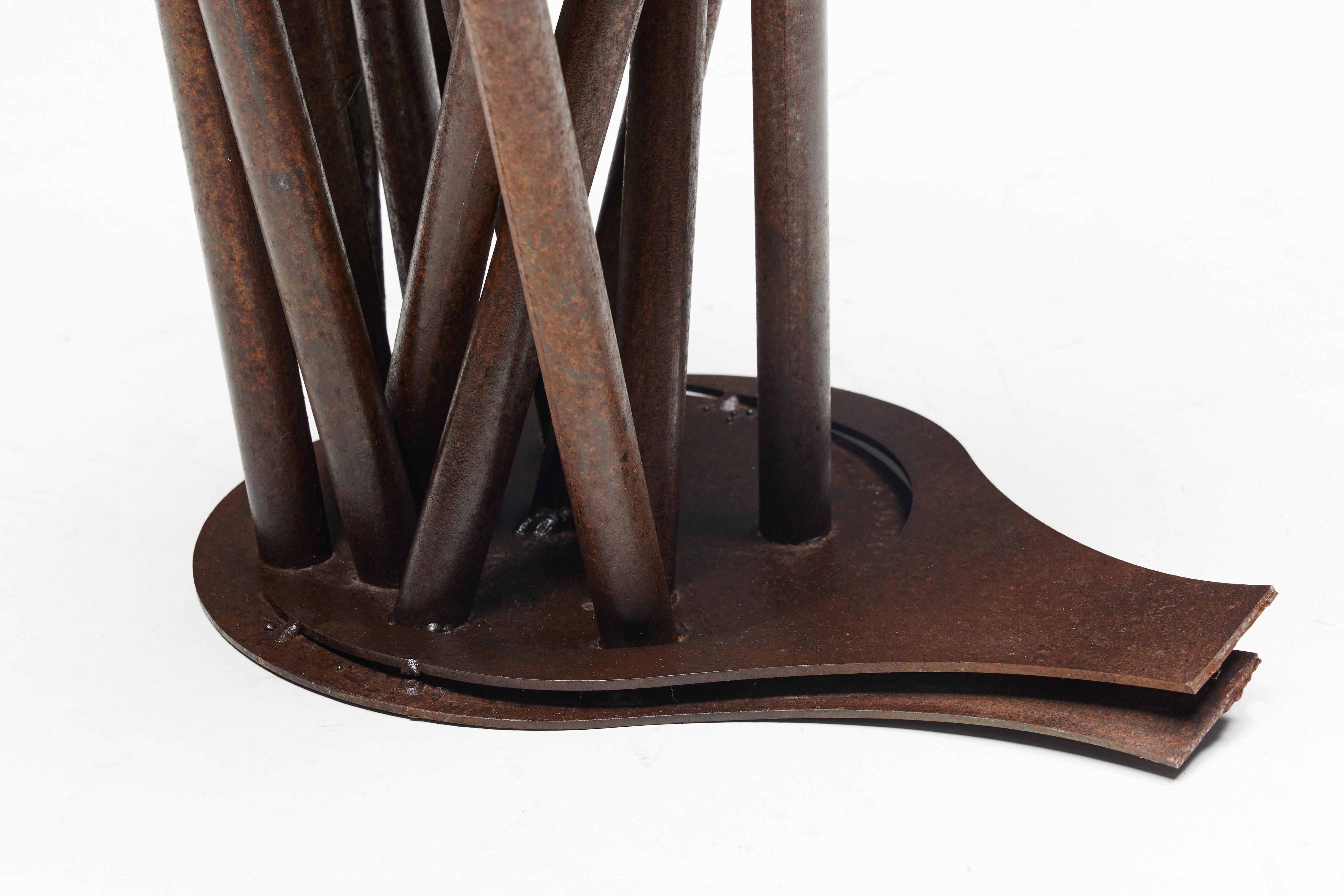 Industrial Wabi Sabi Primitive Chairs, France, 1950s For Sale 14